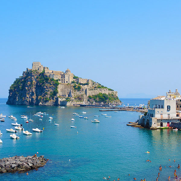 Tour in Barca Ischia - Castello Aragonese